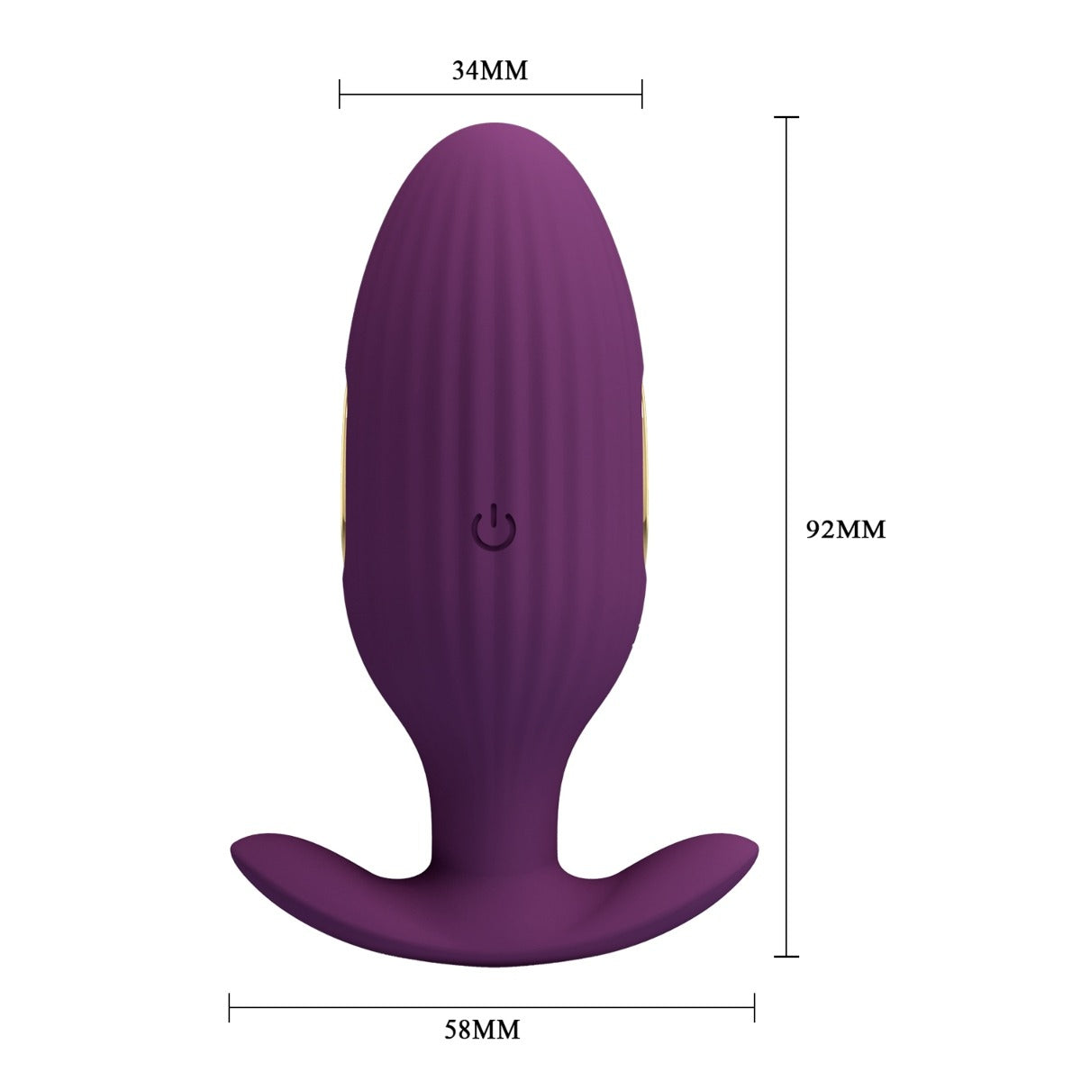 Pretty Love Jefferson Vibrating Electro Butt Plug