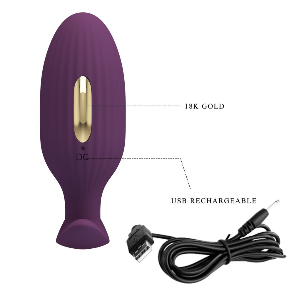 Pretty Love Jefferson Vibrating Electro Butt Plug