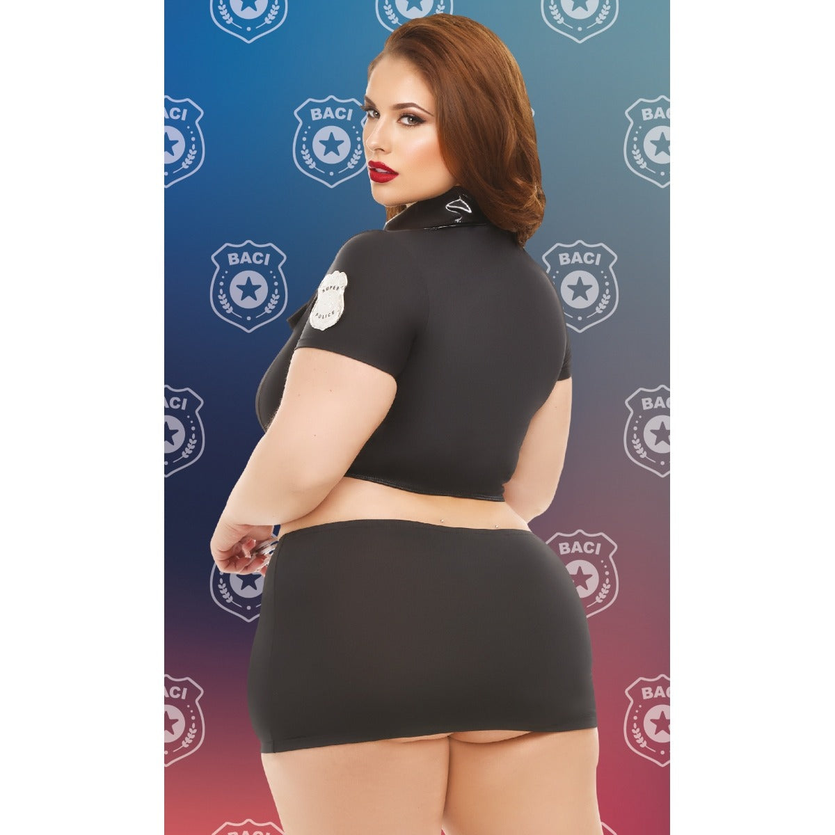 Baci Badge Of Desire 4 Piece Police Costume Set QS