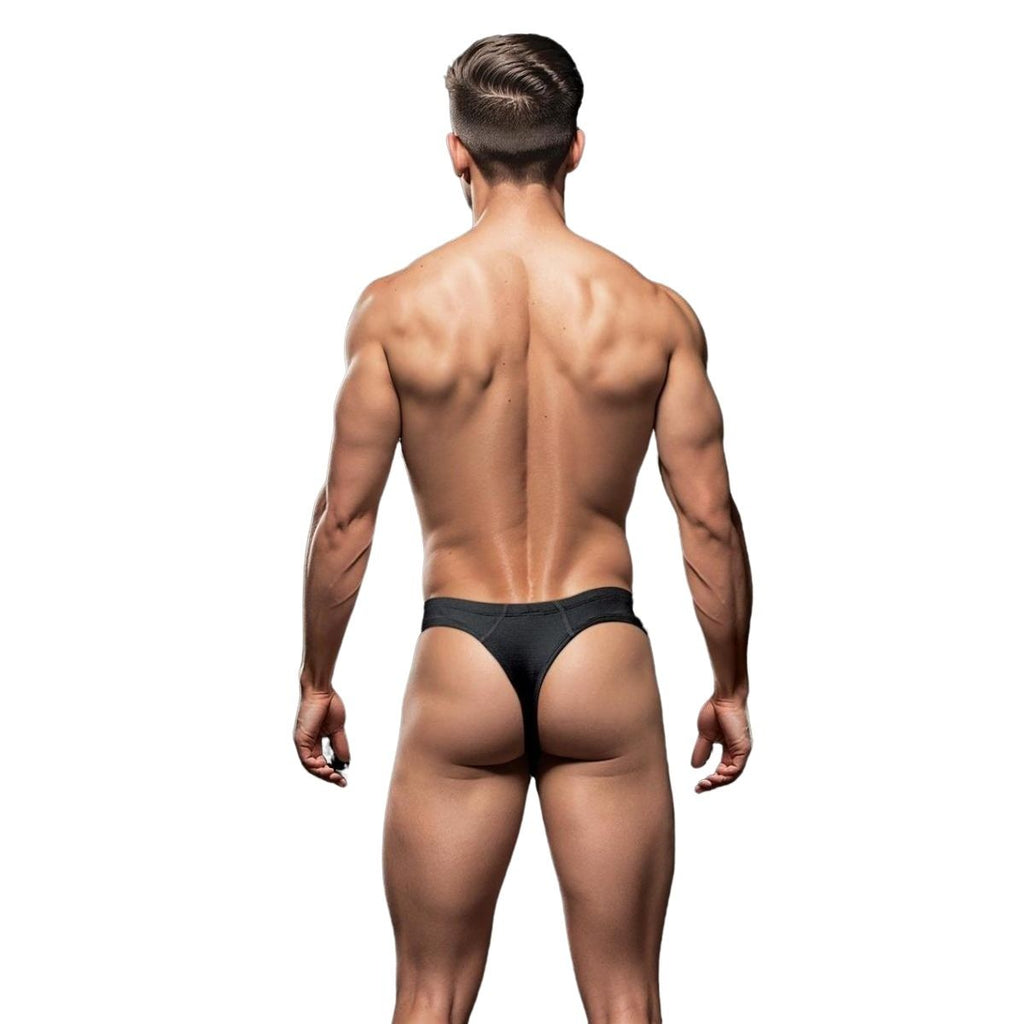 Envy Sexy Slinky Thong-Black-S/M