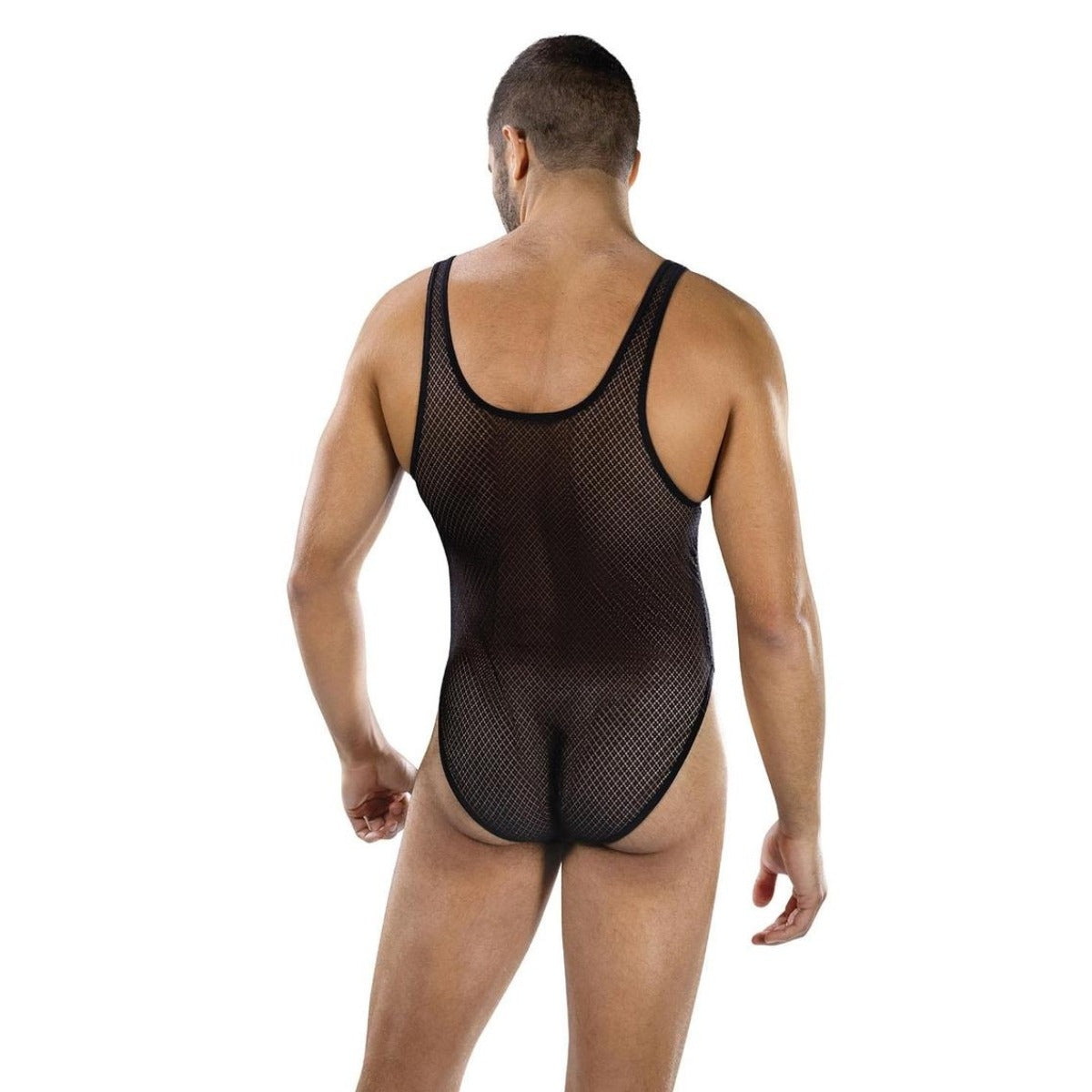 Envy Fierce Deep V Mesh Bodysuit Black OS