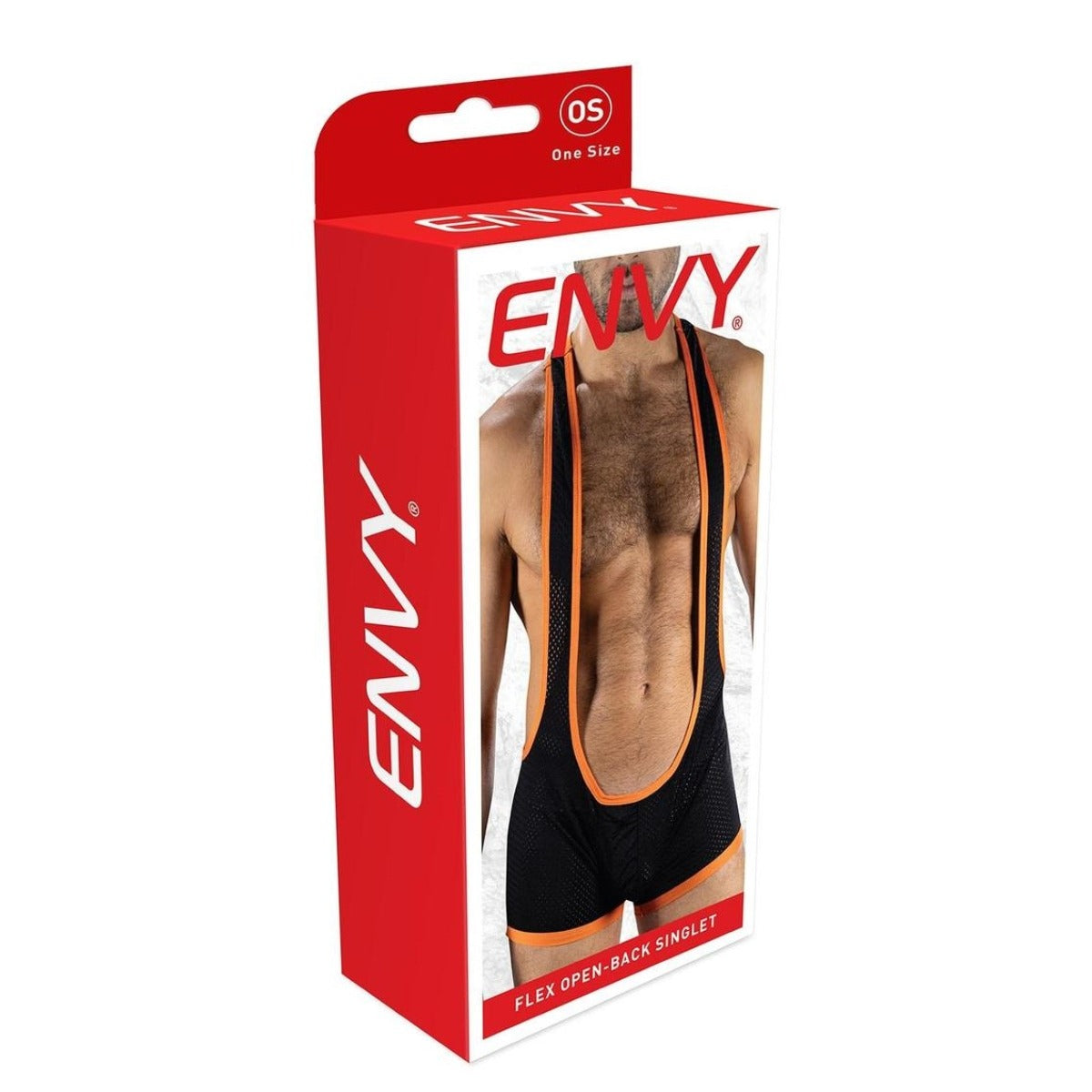 Envy Flex Open Back Singlet Black