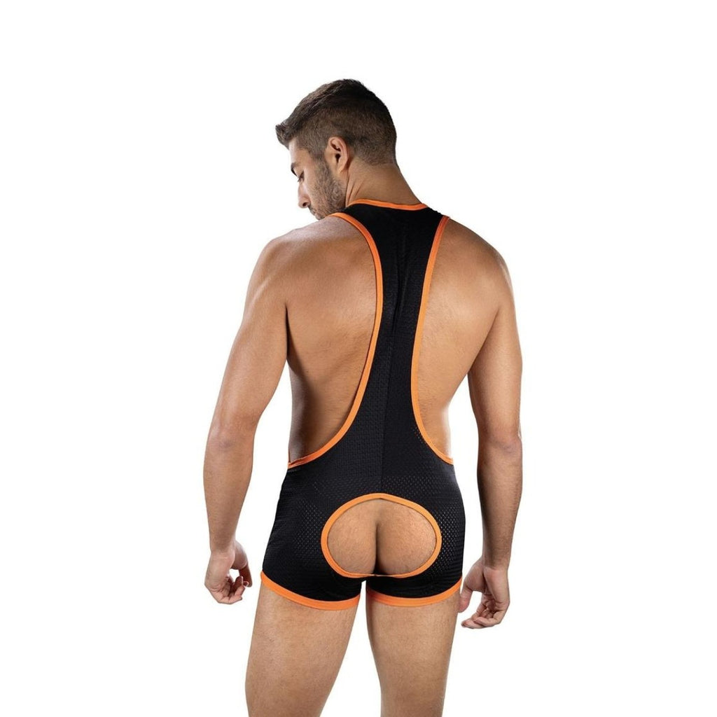Envy Flex Open Back Singlet Black