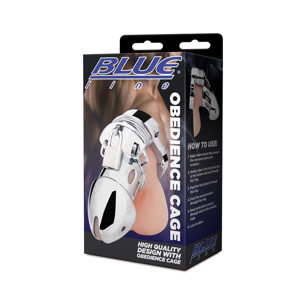 Blue Line Obedience Cock Cage