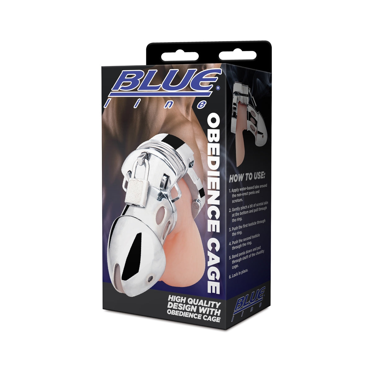 Blue Line Obedience Cock Cage