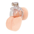 Blueline Acrylic See Thru Mini Cock Micro Chastity Cage