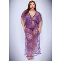 Baci Midnight Desire Lace Gown Purple QS