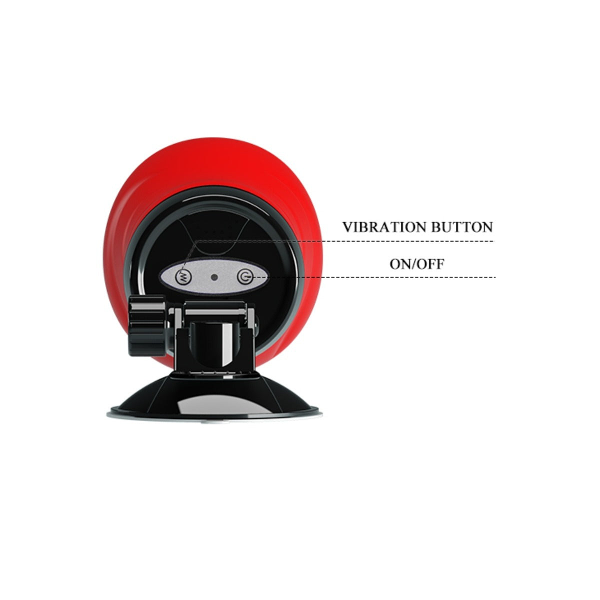Crazy Bull Delia Suction Base Male Vibrating Masturbator Butt