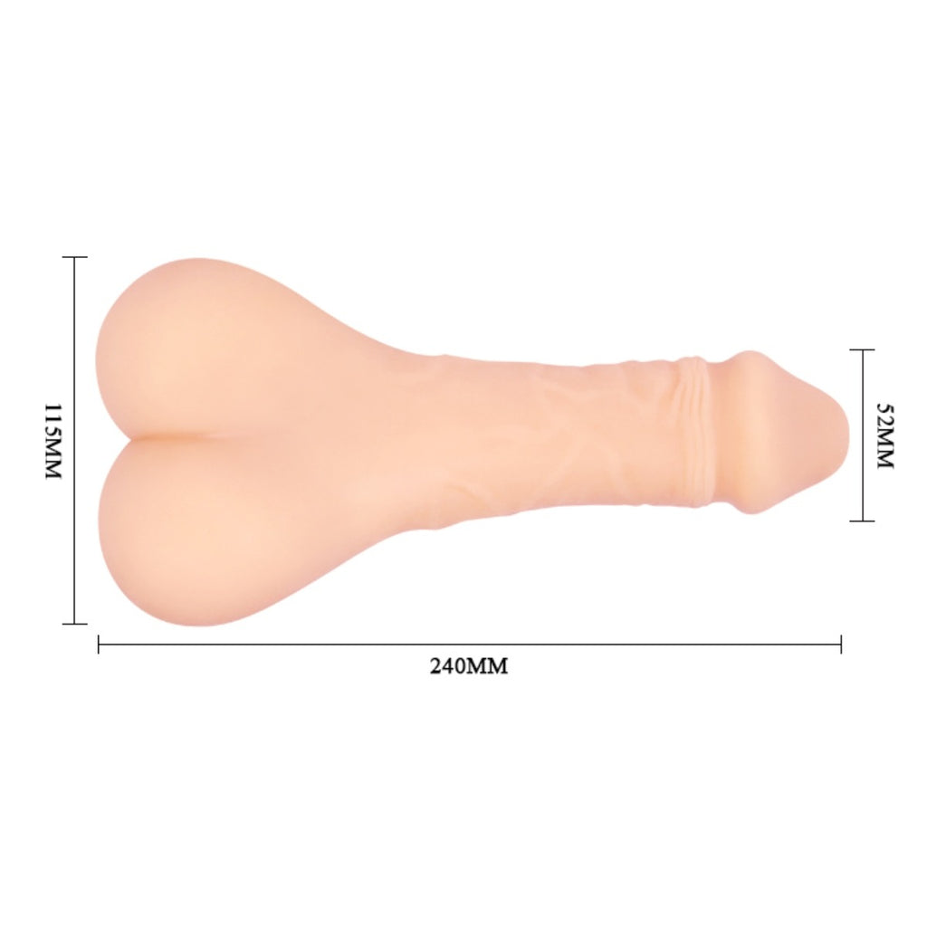 Pretty Love Baile Bigger Man Plus Penis Extender 9.5 Inches Flesh