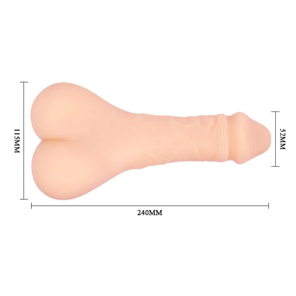Pretty Love Baile Bigger Man Plus Penis Extender 9.5 Inches Flesh