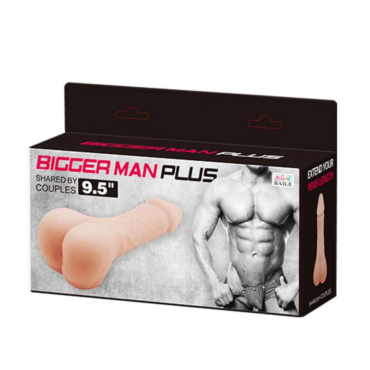 Pretty Love Baile Bigger Man Plus Penis Extender 9.5 Inches Flesh
