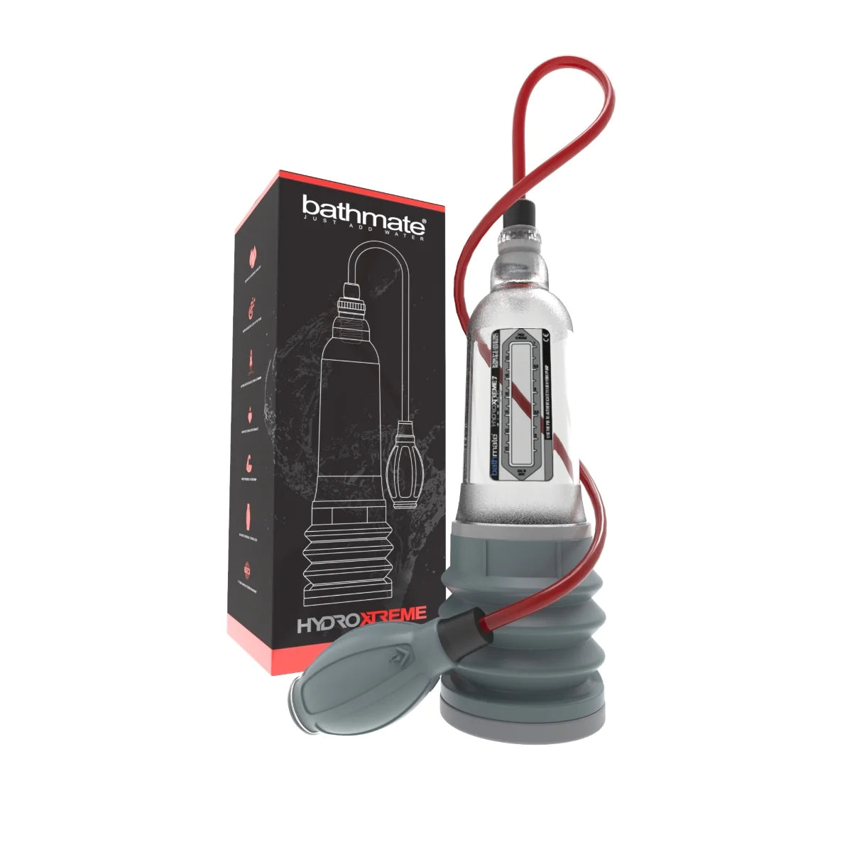 Bathmate Hydroxtreme7 Wide Boy Penis Pump Clear