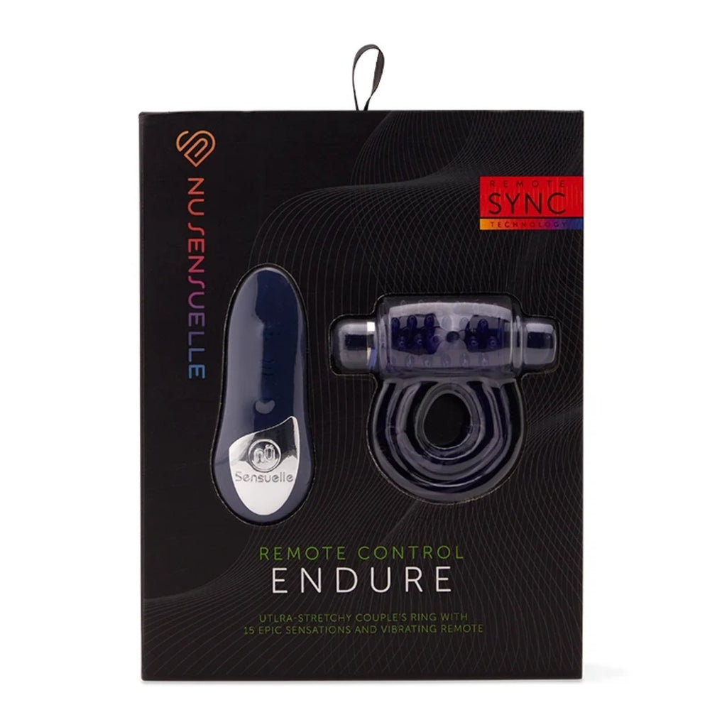 Nu Sensuelle Remote Control 15 Function Cockring Blue