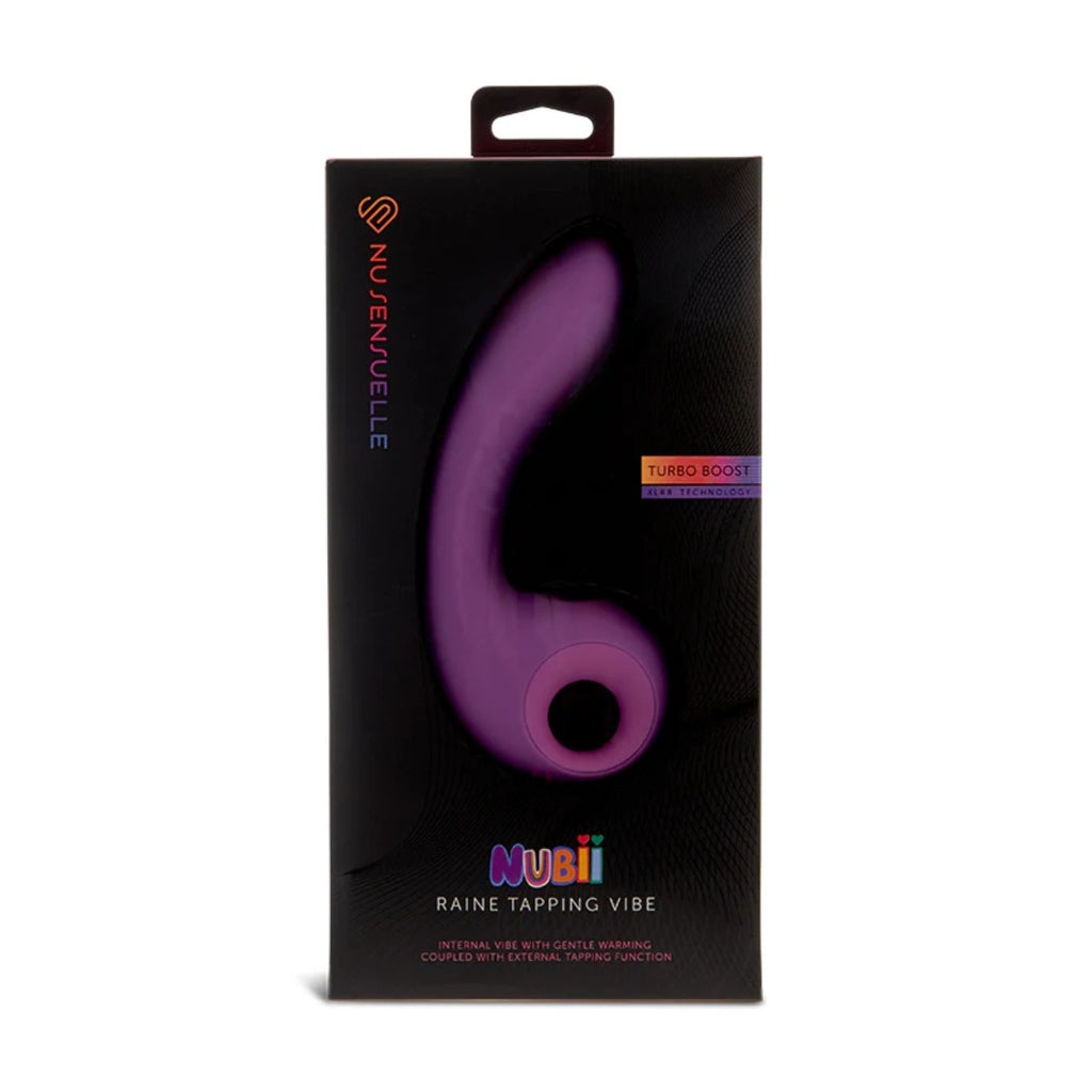 Nu Sensuelle Raine Nubii External Warming & Tapping Vibrator Purple