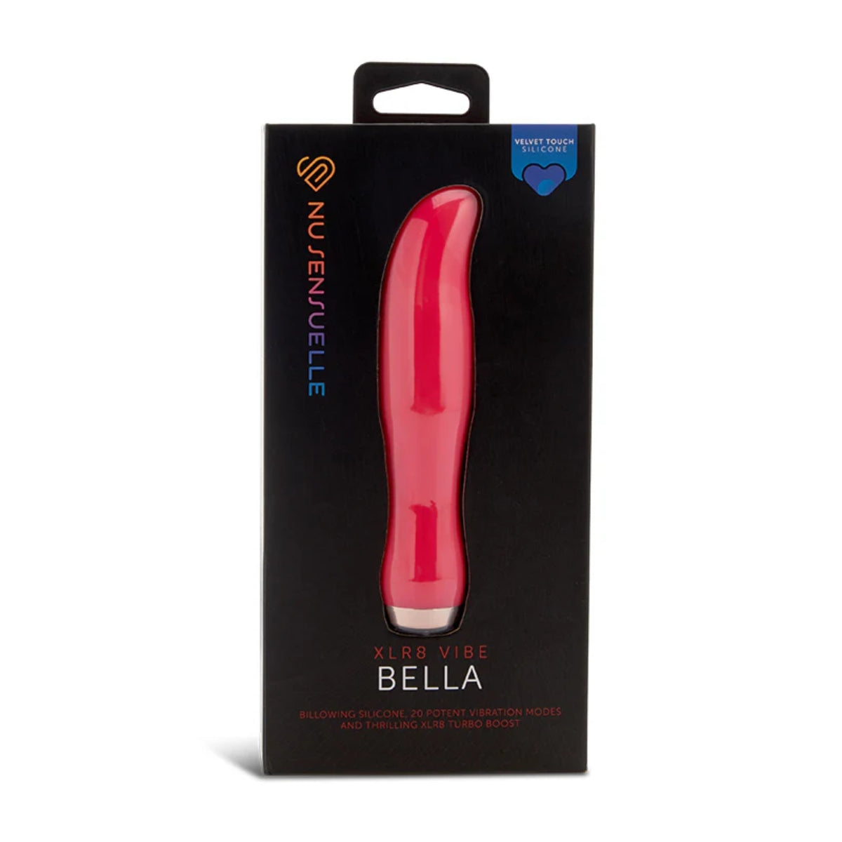 Nu Sensuelle Bella XLR8 Turbo Boost Vibrator Hot Pink