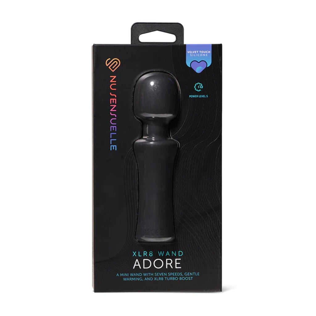 Nu Sensuelle Adore Xlr8 Turbo Boost Mini Wand Black