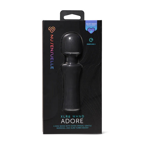Nu Sensuelle Adore Xlr8 Turbo Boost Mini Wand Black