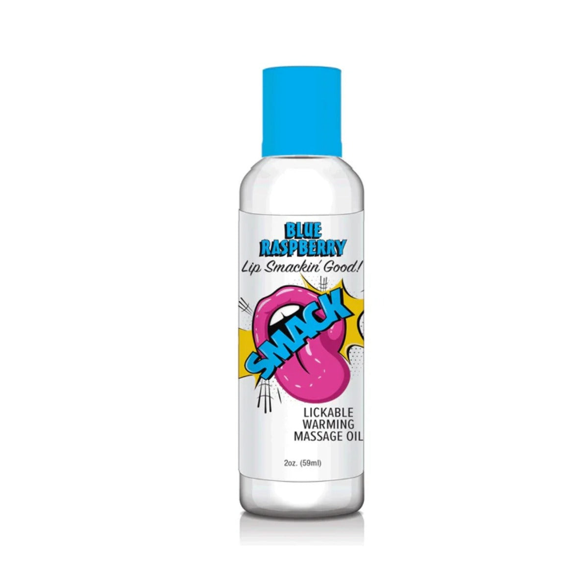 Smack Lickable Massage Oil Blue Raspberry 2oz