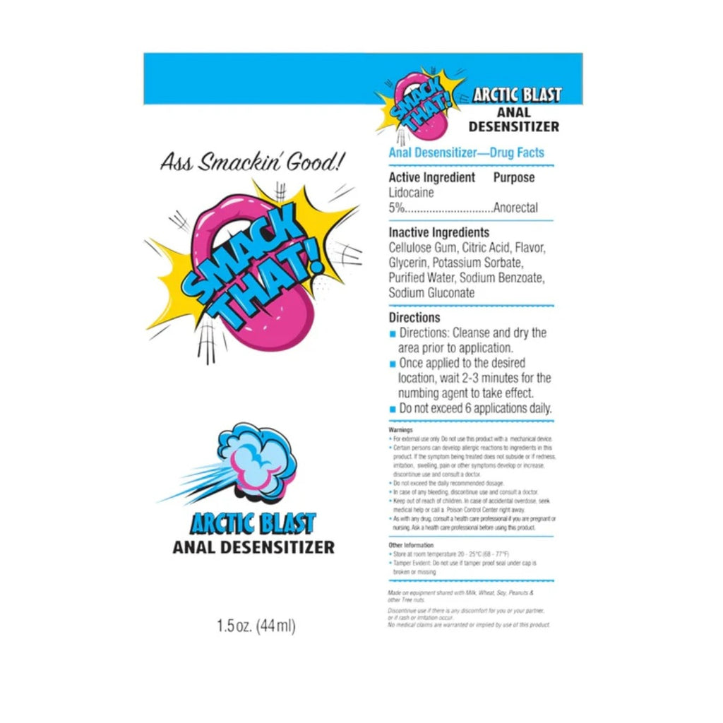 Smack That! Anal Desensitizer Artic Blast 1.5 oz