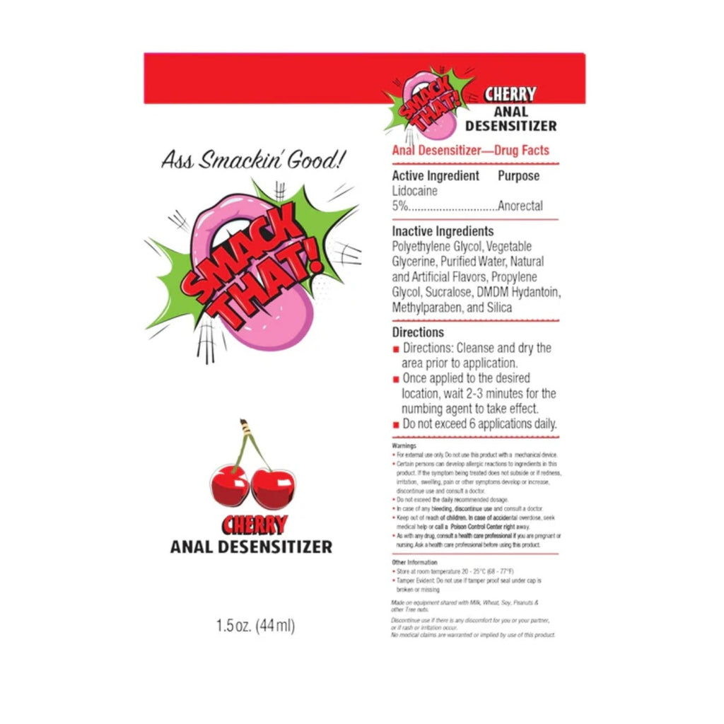 Smack That! Anal Desensitizer Cherry 1.5 oz