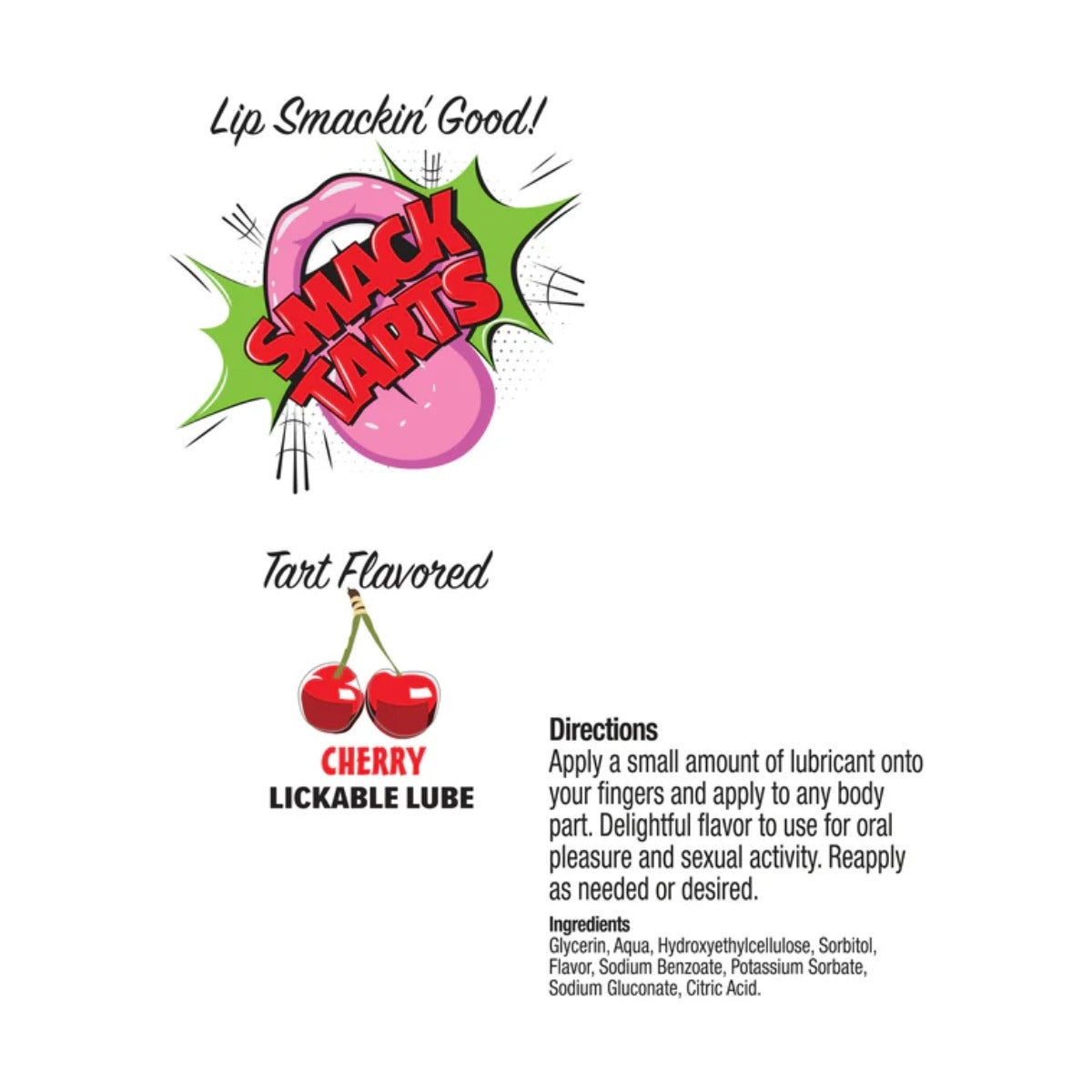 Smack Tarts Lickable Lube Sour Cherry 2oz