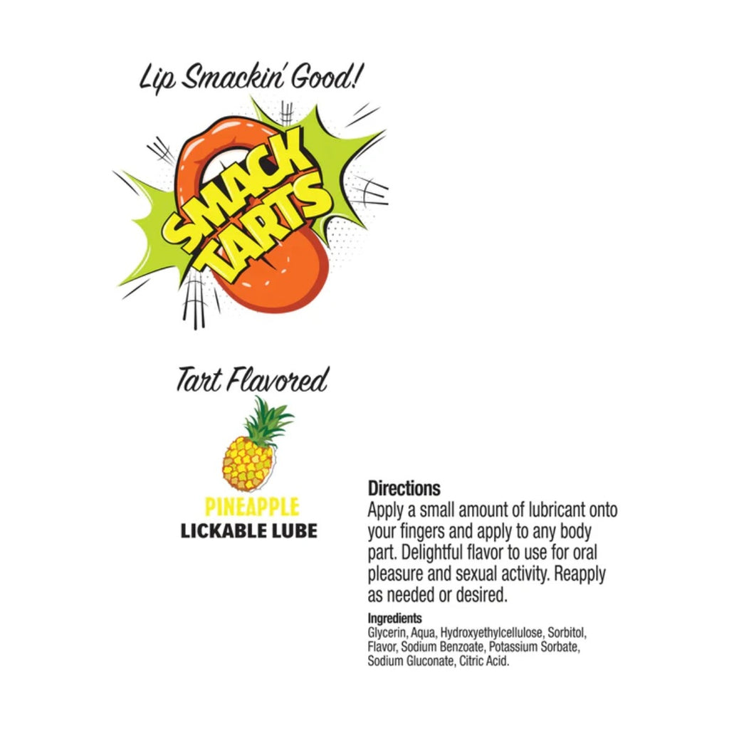 Smack Tarts Lickable Lube Sour Pineapple 2oz