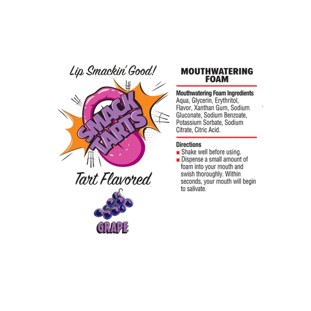 Smack Tarts Mouthwatering Foam Sour Grape 2.7oz