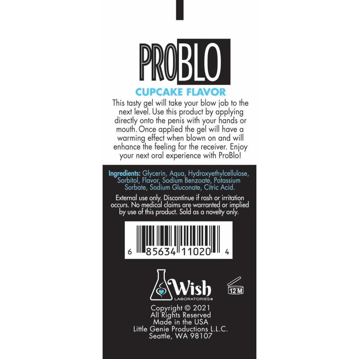 Pro Blo Oral Pleasure Gel Cupcake 1.5oz