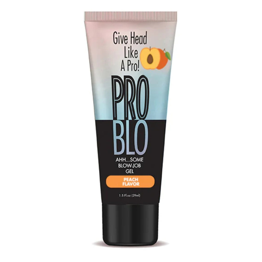 Pro Blo Oral Pleasure Gel Peach 1.5oz