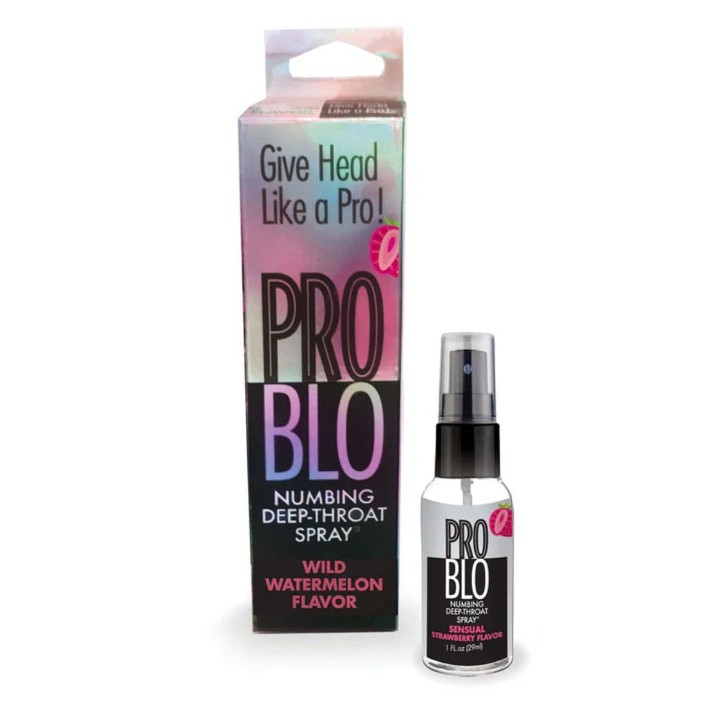 Pro Blo Numbing Deep Throat Spray Strawberry 1oz