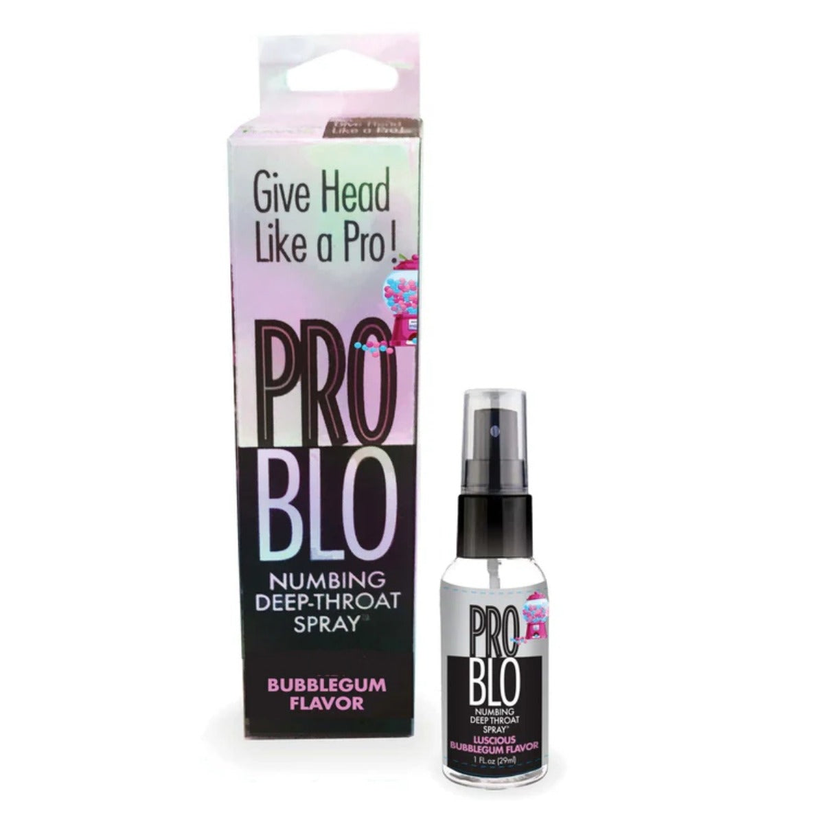 Pro Blo Numbing Deep Throat Spray Bubblegum 1oz