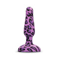 b-Vibe Novice Special Edition Vibrating Butt Plug Purple Leopard