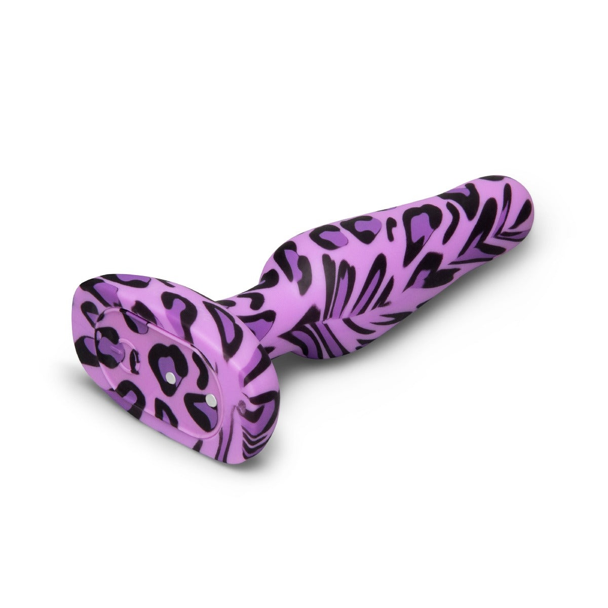 b-Vibe Novice Special Edition Vibrating Butt Plug Purple Leopard