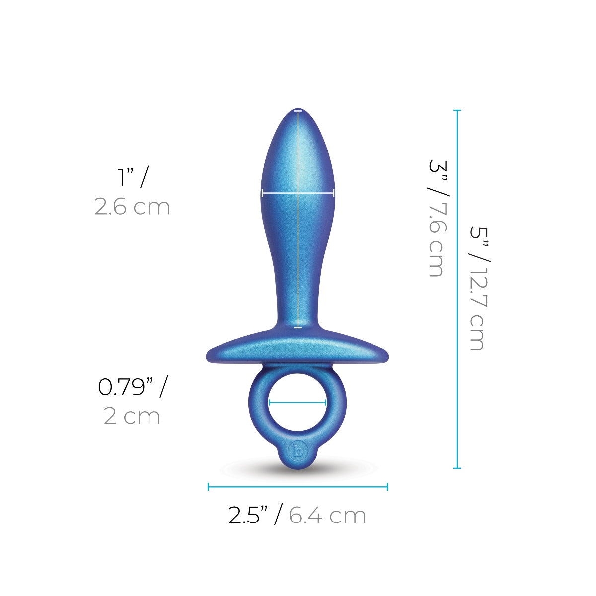 b-Vibe Butties Slide Silicone Butt Plug