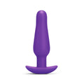 b-Vibe Butties Rookie Beginner Silicone Butt Plug Purple