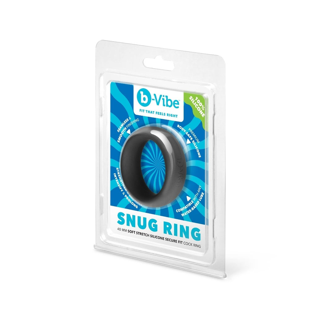 b-Vibe Snug Ring 40mm Snug Fit Silicone Cock Ring