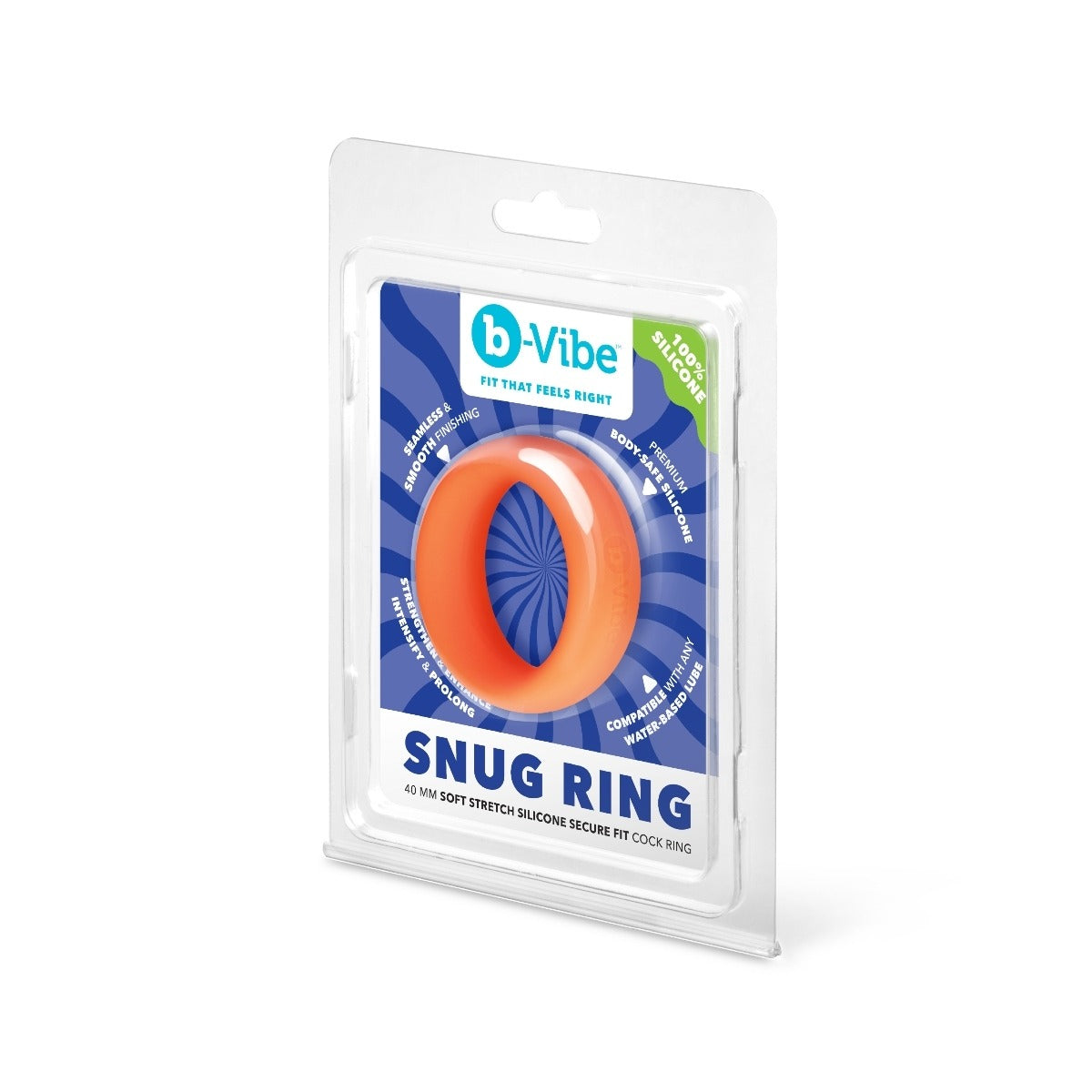 b-Vibe Snug Ring 40mm Snug Fit Silicone Cock Ring
