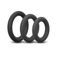 b-Vibe Snug Ring Swole 3 Pack Snug Fit Thick Silicone Cock Ring