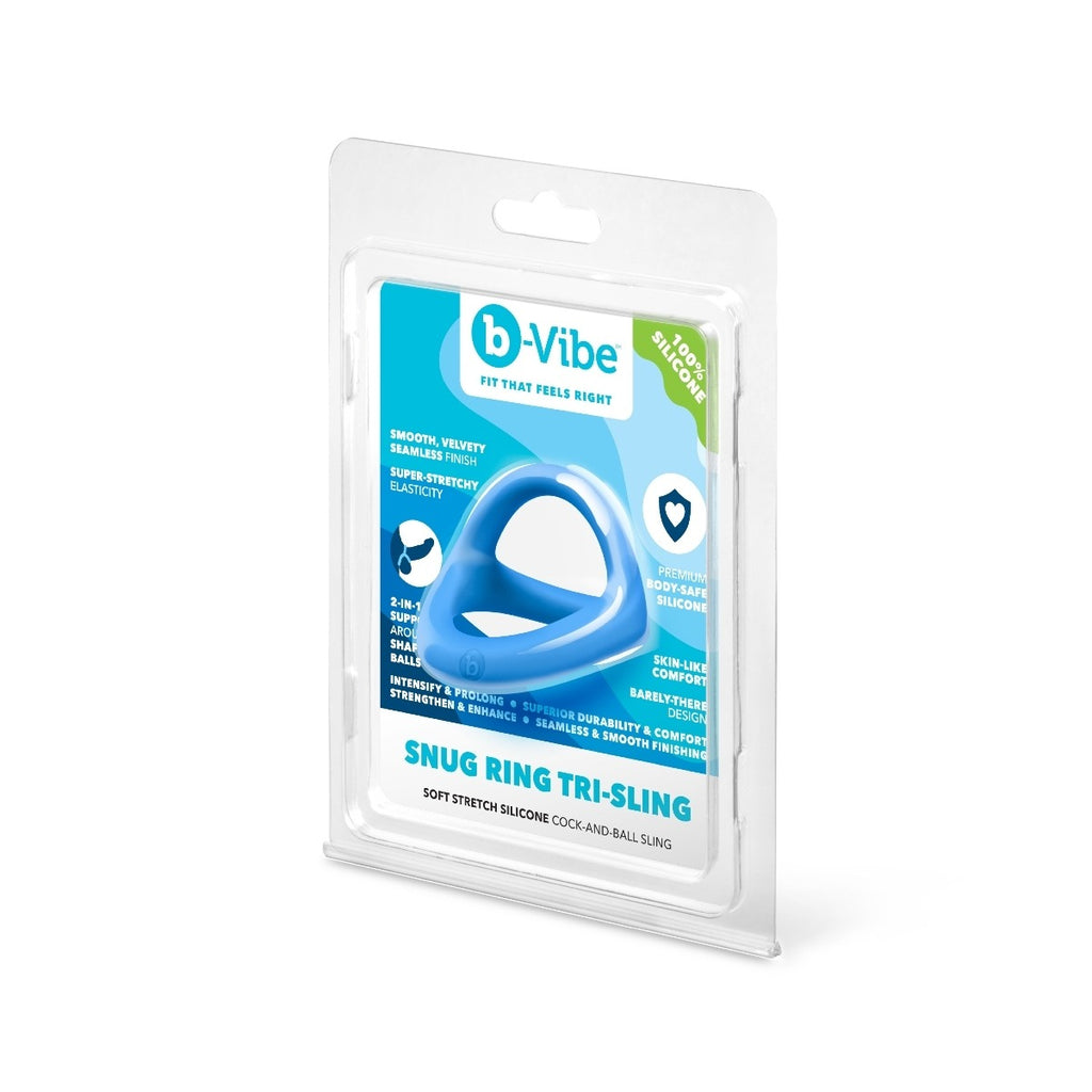 b-Vibe Snug Ring TriSling Silicone Cock Ring