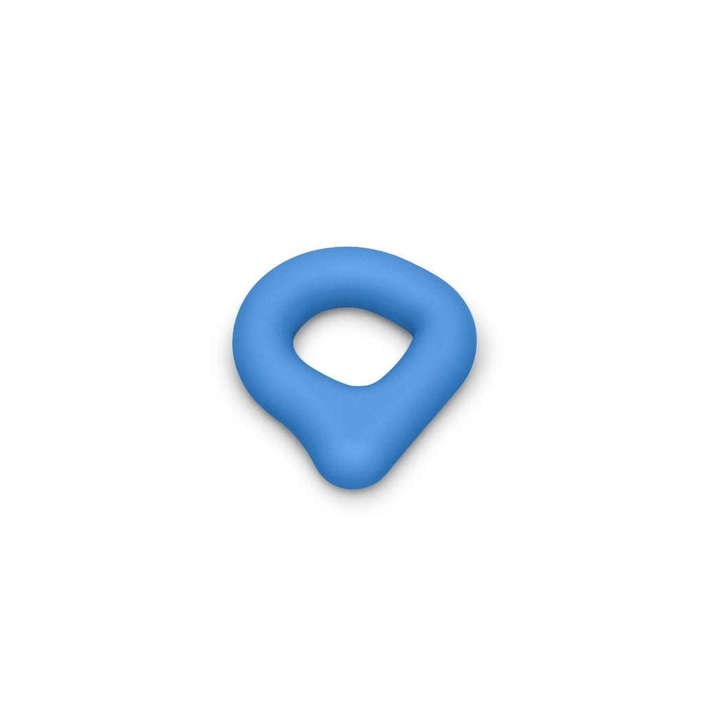 b-Vibe Flex Ring Drip Silicone Cock Ring Blue
