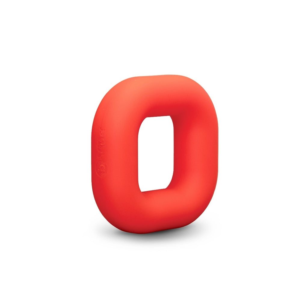 b-Vibe Flex Ring Bulk Silicone Cock Ring Red