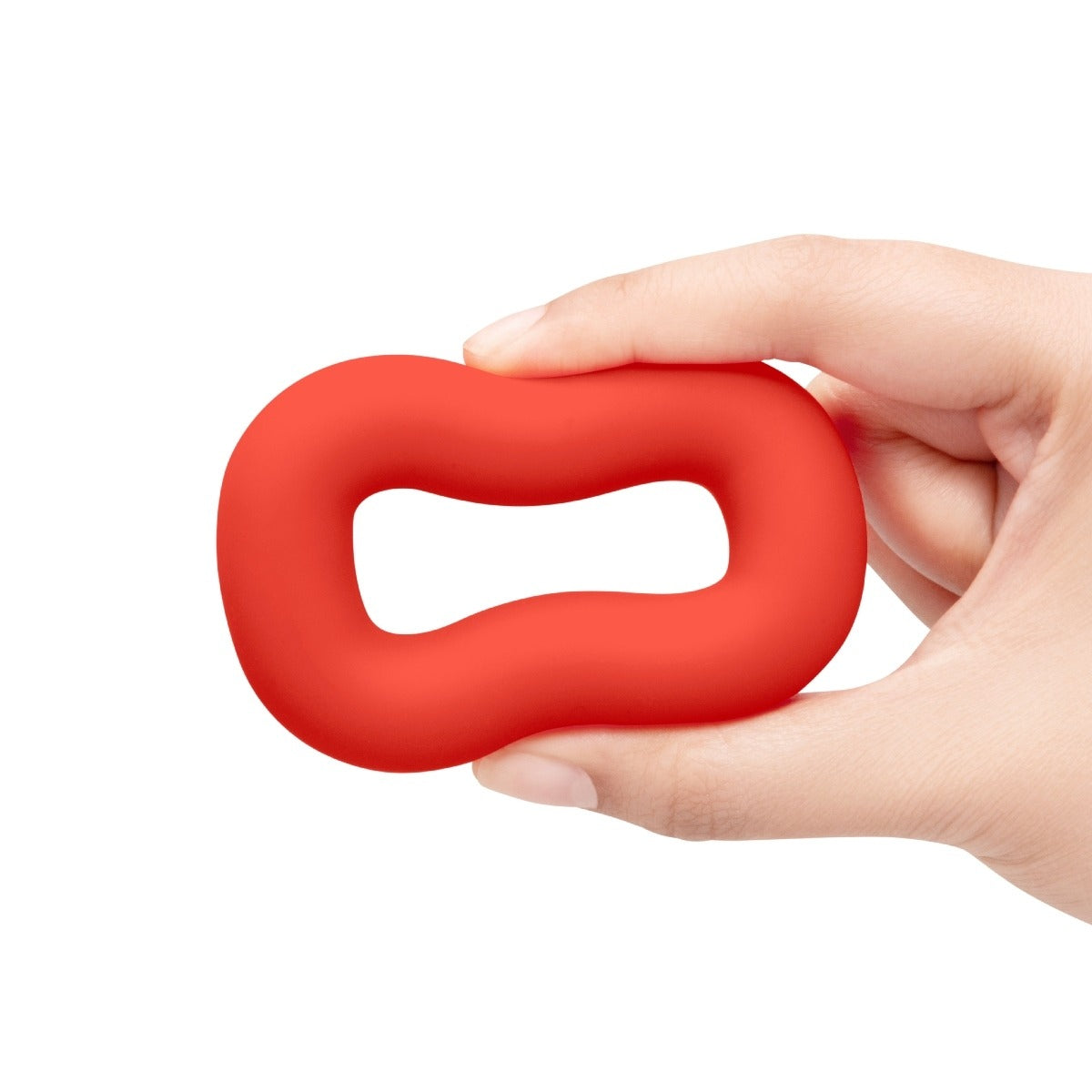 b-Vibe Flex Ring Bulk Silicone Cock Ring Red