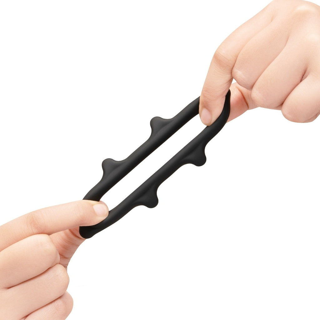 b-Vibe Flex Ring Spike Silicone Cock Ring
