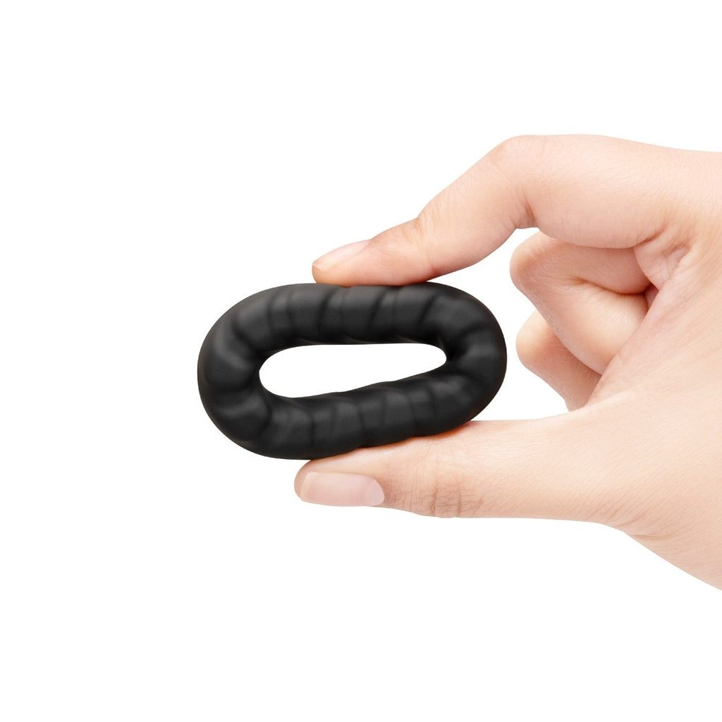 b-Vibe Flex Ring Tread Silicone Cock Ring