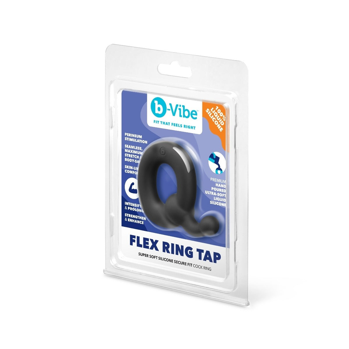 b-Vibe Flex Ring Tap Silicone Cock Ring