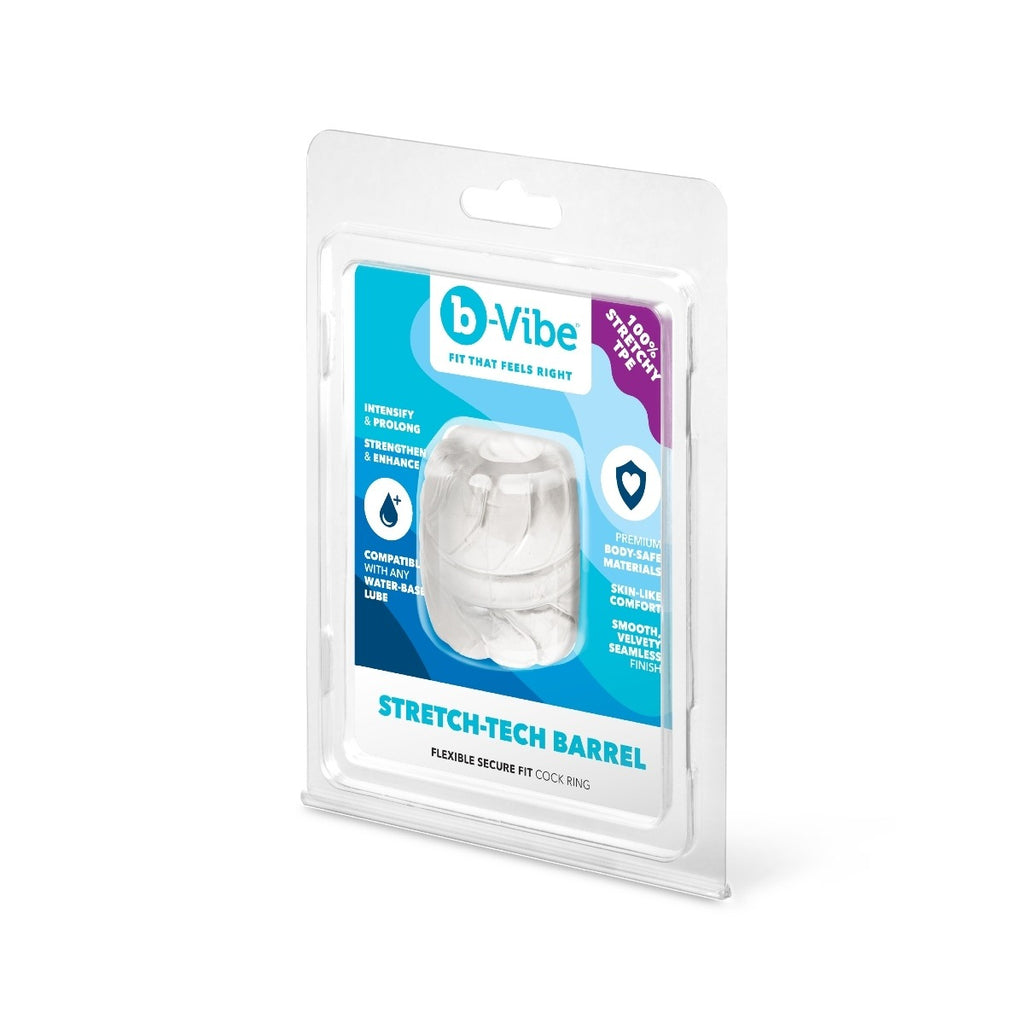 b-Vibe StretchTech Barrel Ultra Stretchy Cock Ring
