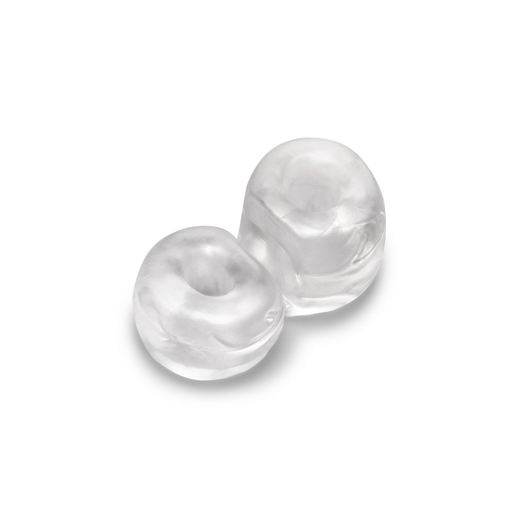 b-Vibe StrechTech Double Barrel Ultra Stretchy Cock Ring & Ball Stretcher