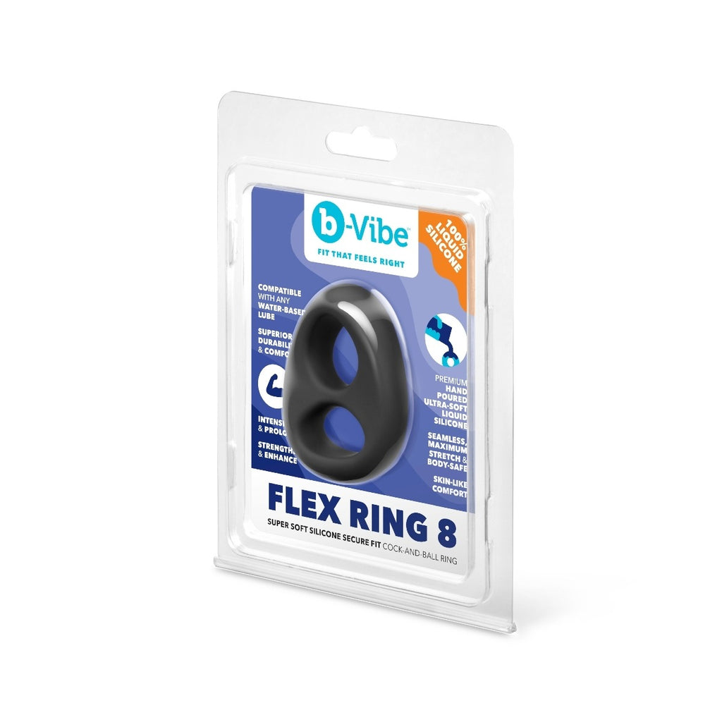 b-Vibe Flex Ring Eight Silicone Cock Ring