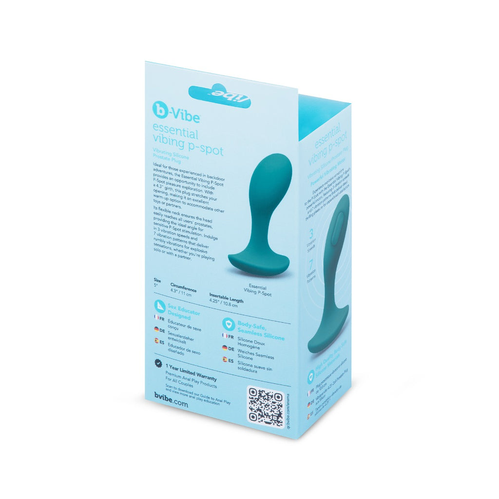 b-Vibe Essential Vibrating Silicone Prostate Plug