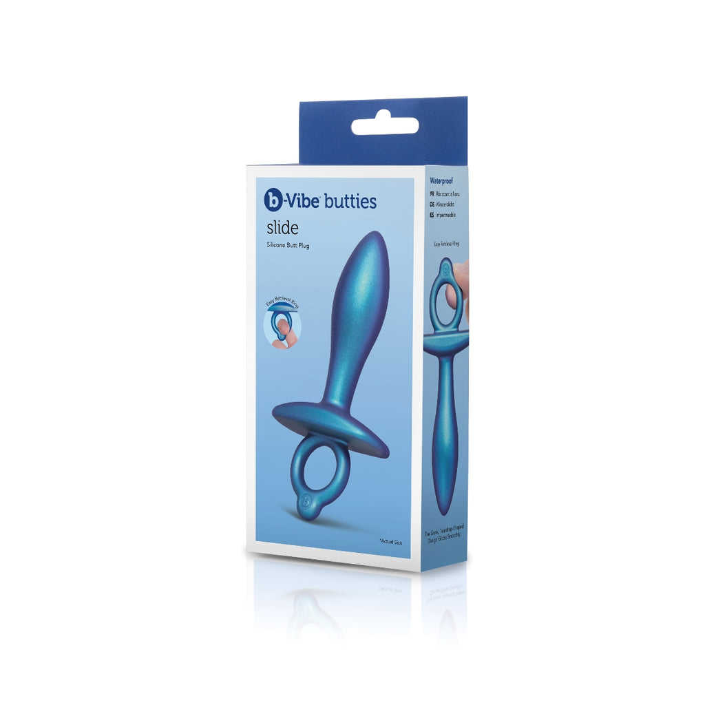 b-Vibe Butties Slide Silicone Butt Plug